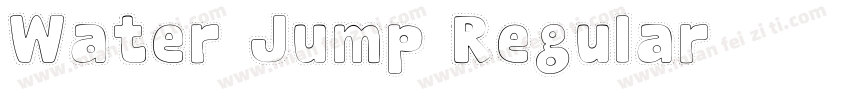 Water Jump Regular字体转换